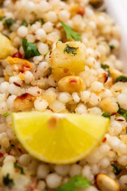 Geçmişte Khichadi - Sagopa Kajmer tohumları ile yapılan Maharashtra otantik bir yemek lor ile görev yaptı.