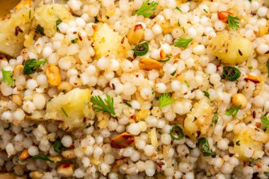 Geçmişte Khichadi - Sagopa Kajmer tohumları ile yapılan Maharashtra otantik bir yemek lor ile görev yaptı.