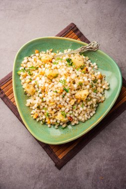 Geçmişte Khichadi - Sagopa Kajmer tohumları ile yapılan Maharashtra otantik bir yemek lor ile görev yaptı.