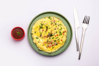 Masala omlet Hint tarzı