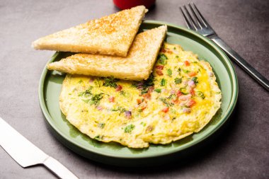 Masala omlet Hint tarzı