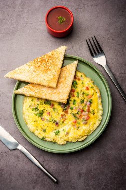 Masala omlet Hint tarzı