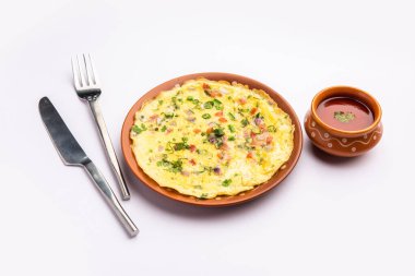 Masala omlet Hint tarzı