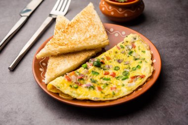 Masala omlet Hint tarzı