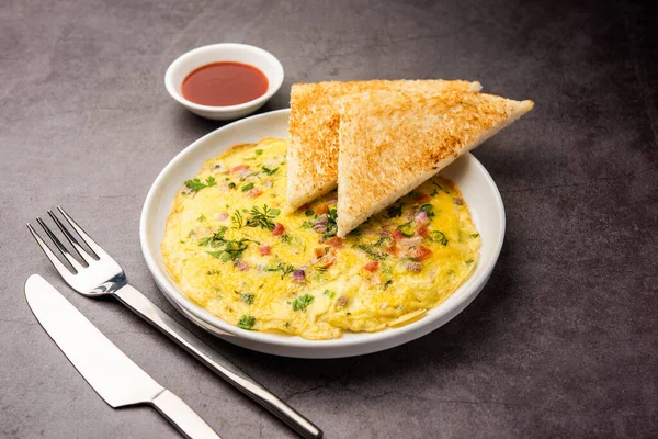 stock image Masala Omelette Indian Style