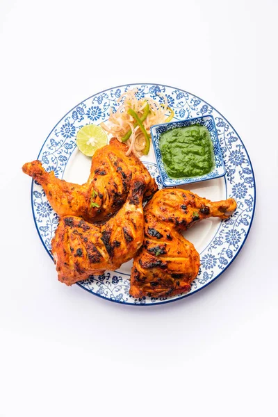 Tandoori Chicken is an Indian non vegetarian spicy food
