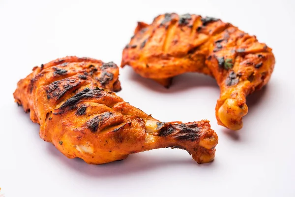 Tandoori Chicken Uma Comida Picante Indiana Não Vegetariana — Fotografia de Stock