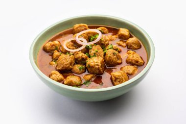 Soya körisi ya da köri, soya nuggetıyla yapılan lezzetli bir Hint yemeğidir.