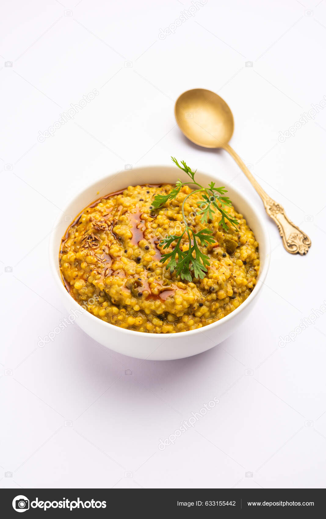 Millet Khichdi Bajra Khichadi One Pot Healthy Protein Rich Gluten fotografía de stock