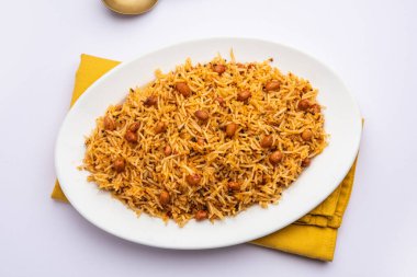 Fıstık pilavı Güney Hindistan 'ın popüler pirinç tariflerinden biridir.