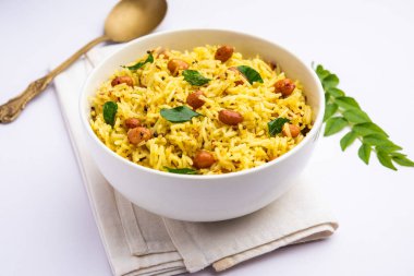 Fıstık pilavı Güney Hindistan 'ın popüler pirinç tariflerinden biridir.