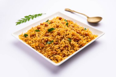 Fıstık pilavı Güney Hindistan 'ın popüler pirinç tariflerinden biridir.