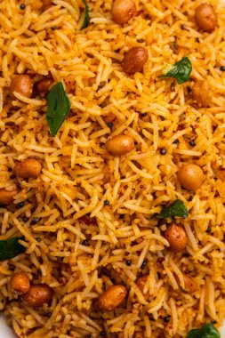 Fıstık pilavı Güney Hindistan 'ın popüler pirinç tariflerinden biridir.