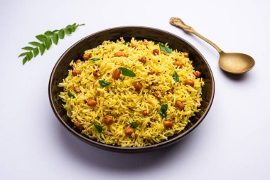 Fıstık pilavı Güney Hindistan 'ın popüler pirinç tariflerinden biridir.