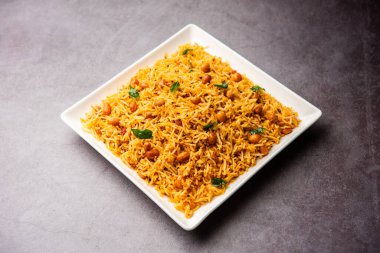 Fıstık pilavı Güney Hindistan 'ın popüler pirinç tariflerinden biridir.