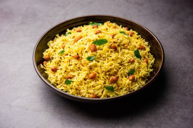 Fıstık pilavı Güney Hindistan 'ın popüler pirinç tariflerinden biridir.