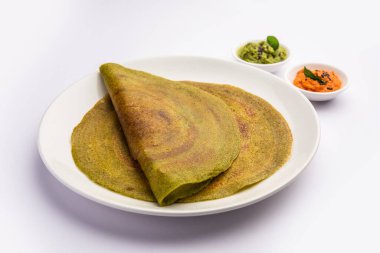 Pesarattu Dosa (İngilizce: Pesarattu Dosa veya Moong dosai), Hint kahvaltı krepleri.