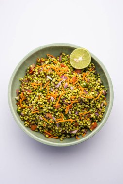Hurda Ponkh Bhel made using Tender Jowar is a traditional savory snack from india