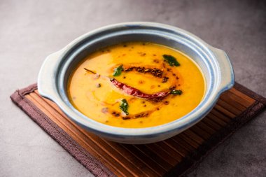 Khatti Dal is a food from India, a Hyderabadi cuisine, dal made using Masoor or Toor dal
