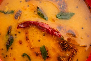 Khatti Dal is a food from India, a Hyderabadi cuisine, dal made using Masoor or Toor dal