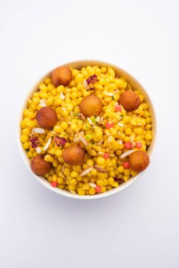 Diljani is a traditional Indian sweet, creamy and sweetened milk, garnished with nuts and spices.