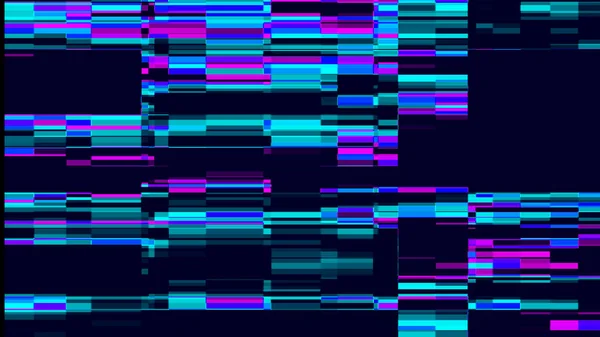 Hacked computer screen with glitch effect. Error templates with distortion lines. Abstract digital background with colored noise waves. 3D rendering.