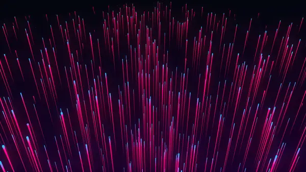 Αφηρημένο Κύμα Τεχνολογίας Σωματιδίων Μεγάλη Οπτικοποίηση Δεδομένων Σκούρο Φόντο Κόκκινες — Φωτογραφία Αρχείου
