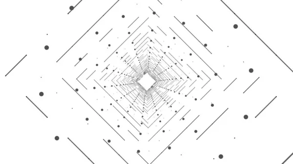 Абстрактний Каркасний Тунель Векторна Чорна Діра Портал Сітки Футуристична Фентезі — стоковий вектор