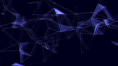 Arızalı siber ağ bağlantı yapısı. Teknoloji büyük verileri birbirine bağlıyor. Vektör bilimi geçmişi. Ticari fonun fonu.