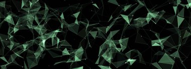 Siber ağ bağlantı yapısı. Teknoloji büyük verileri birbirine bağlıyor. Vektör bilimi geçmişi. Ticari fonun fonu.