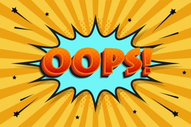 Çizgi roman renkli sayfa şablonu. Pop-art tarzı. Düzenlenebilir metin efekti. Vektör tasarımı.