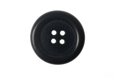 vintge button black isolated on white background