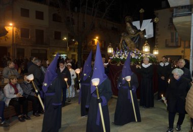 Banyoles, Banyoles, Girona, Katalonya 'da Paskalya alayı, Dolors, Banyoles, Girona, İspanya