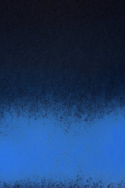 Siyah kağıda mavi renkli sprey boya.