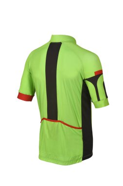 Beyaz arkaplandaki spor kıyafetlerinin arka planı