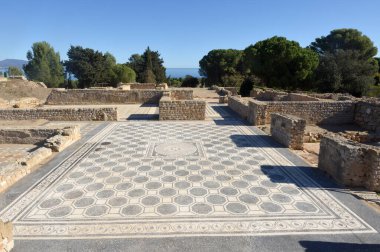 De Roma şehri İşsizlik Harabeleri, Girona ili, Katalonya, İspanya