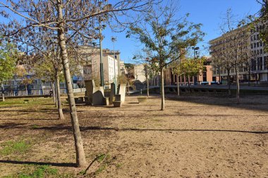 1 Ekim Meydanı, Girona, Katalonya, İspanya