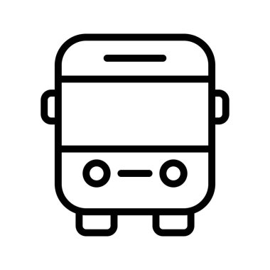 Okul servisinin illüstrasyon vektör grafik simgesi. Satır biçimi simgesi. Beyaz arkaplanda vektör çizimi izole edildi. Web sitesi veya uygulama tasarımı için mükemmel.