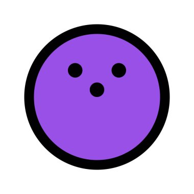 Bowling topunun görsel ikonu. Dolu Satır Biçimi Simgesi. Spor Temalı Simge. Beyaz arkaplanda vektör çizimi izole edildi. Web sitesi veya uygulama tasarımı için mükemmel.