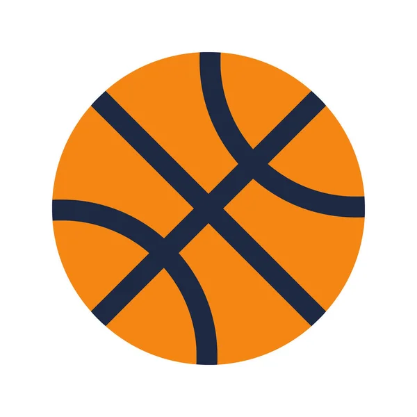 バスケットボールのイラストベクトルグラフィックアイコン フラットスタイルアイコン スポーツをテーマにしたアイコン 白を基調としたベクトルイラスト ウェブサイトやアプリケーションの設計に最適です — ストックベクタ