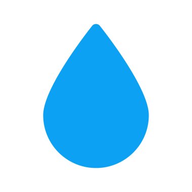 Su Damlası 'nın görsel vektör ikonu. Düz Biçim Simgesi. Şekil Temalı Simge. Beyaz arkaplanda vektör çizimi izole edildi. Web sitesi veya uygulama tasarımı için mükemmel.