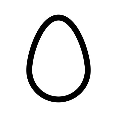 Oval Ofis 'in görsel vektör grafik simgesi. Taslak Biçim Simgesi. Şekil Temalı Simge. Beyaz arkaplanda vektör çizimi izole edildi. Web sitesi veya uygulama tasarımı için mükemmel.