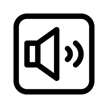 Full Colume 'un görsel vektör grafik simgesi. Taslak Biçim Simgesi. Çokluortam Temalı Simge. Beyaz arkaplanda vektör çizimi izole edildi. Web sitesi veya uygulama tasarımı için mükemmel.