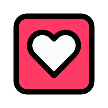 Like 'ın görsel vektör grafik simgesi. Dolu Satır Biçimi Simgesi. Çokluortam Temalı Simge. Beyaz arkaplanda vektör çizimi izole edildi. Web sitesi veya uygulama tasarımı için mükemmel.