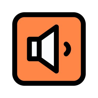 Düşük Ses 'in görsel vektör grafik simgesi. Dolu Satır Biçimi Simgesi. Çokluortam Temalı Simge. Beyaz arkaplanda vektör çizimi izole edildi. Web sitesi veya uygulama tasarımı için mükemmel.