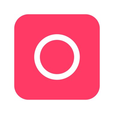 Kayıt yapmanın illüstrasyon vektör grafik simgesi. Düz Biçim Simgesi. Çokluortam Temalı Simge. Beyaz arkaplanda vektör çizimi izole edildi. Web sitesi veya uygulama tasarımı için mükemmel.