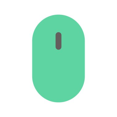 Fare resimli vektör grafik simgesi. Düz Biçim Simgesi. Bilgisayar ve Aygıt Temalı Simge. Beyaz arkaplanda vektör çizimi izole edildi. Web sitesi veya uygulama tasarımı için mükemmel.