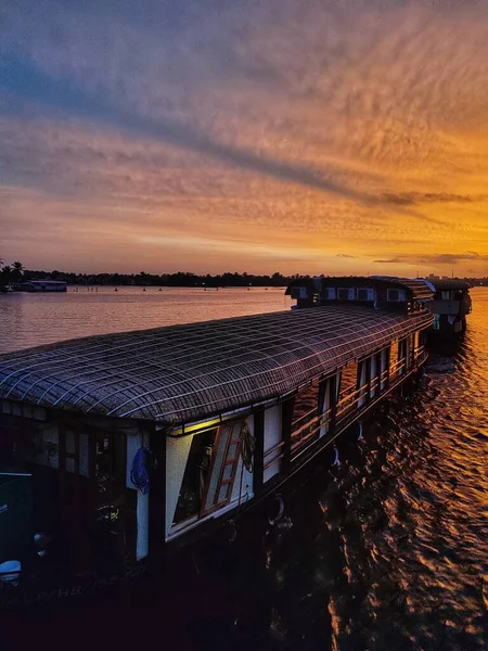 Sonnenuntergang Über Dem Pier — Stockfoto