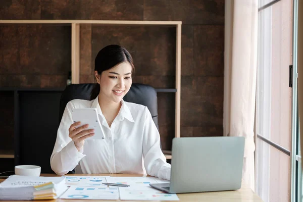 stock image Smart Woman in the Office. High quality photo