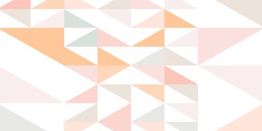 Pastel color triangle background. Multicolored triangle pattern minimal design. Modern geometric background. Image for corporate presentation, wallpaper and stretch ceiling decoration